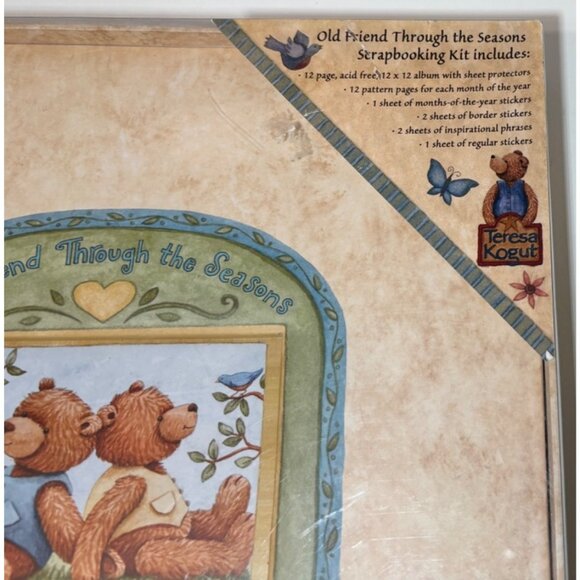 12x12 Seasonal Scrapbook Album Kit w/ Stickers Pages Protectors Memory Book - Picture 2 of 10